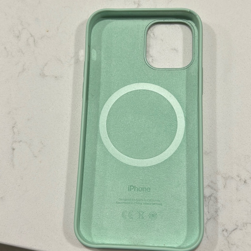 iPhone 12 mag safe case. Mint green